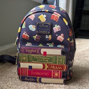 Loungefly Disney Book Design Backpack - Multicolor